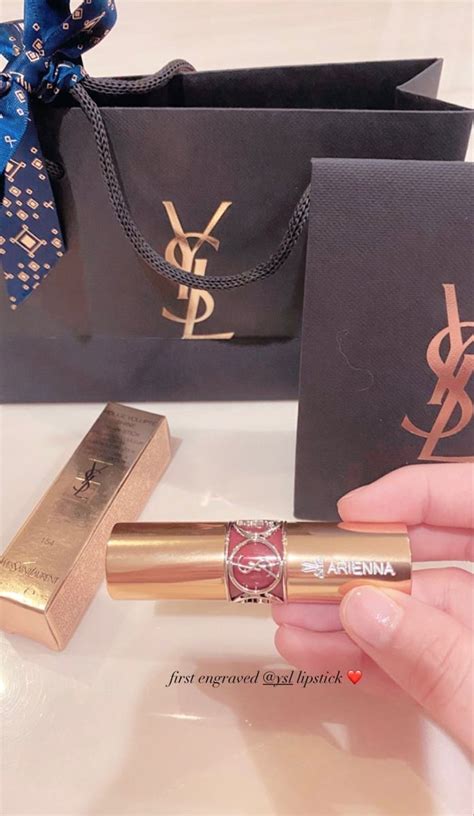 ysl lipstick singapore engraving|YSL engraved lipstick canada.